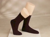 Socke Vollplsch (Vollplschsocke) uni