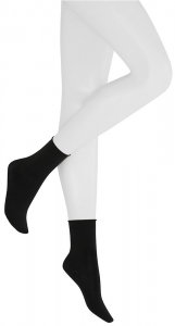 KUNERT Damenkurzsocke SENSUAL VELVET MIT ROLLRAND (3 Paar)